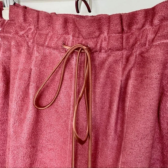 Like New Something Navy Meghan Pink Reversed Jersey Joggers - Picture 6 of 12